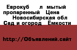 Еврокуб 1000л, мытый, пропаренный › Цена ­ 7 500 - Новосибирская обл. Сад и огород » Ёмкости   